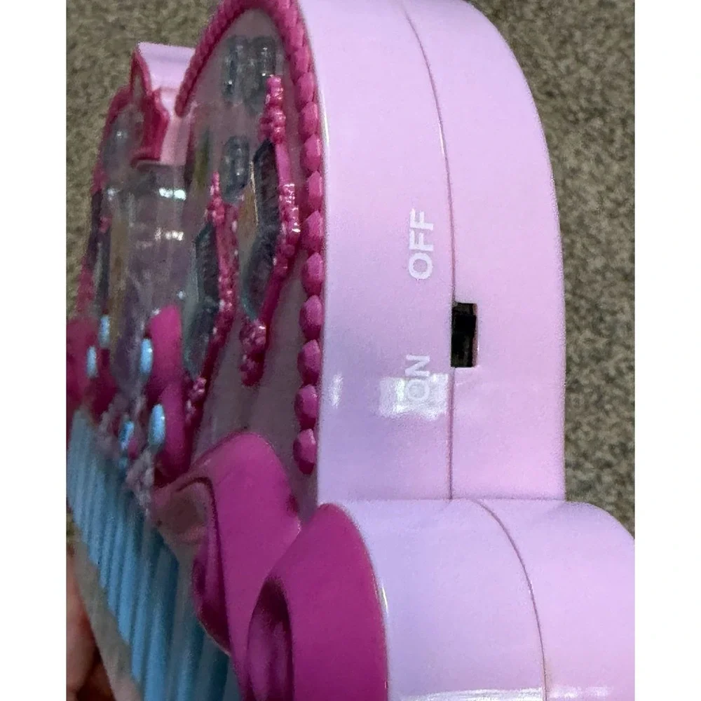 Disney Princess Electronic Keyboard Piano Pink Musical Toy Tested Working Y2K
